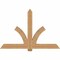 Ekena Millwork Redmond Smooth Timber Gable Bracket, Western Red Cedar, 72"W x 48"H x 5 1/2"D x 5 1/2"F, 16/12 Pitch GBW072X48X0606RED00SWR - alternate 1